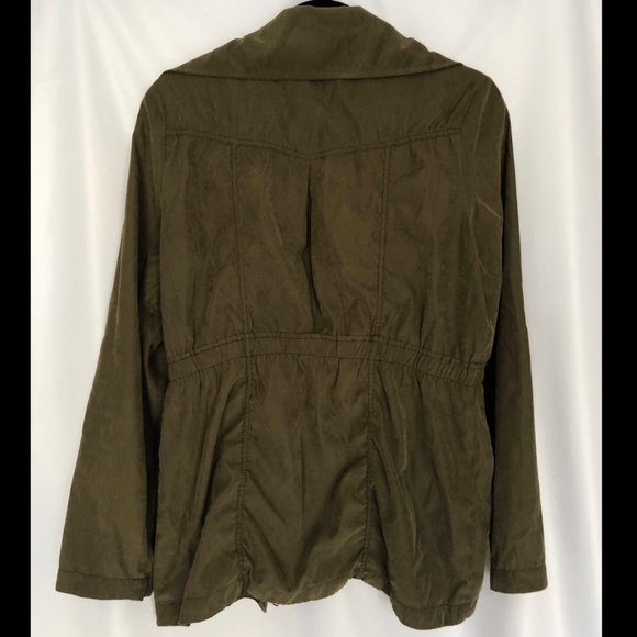 Long Green Lightweight Jacket - Picture 3 of 7